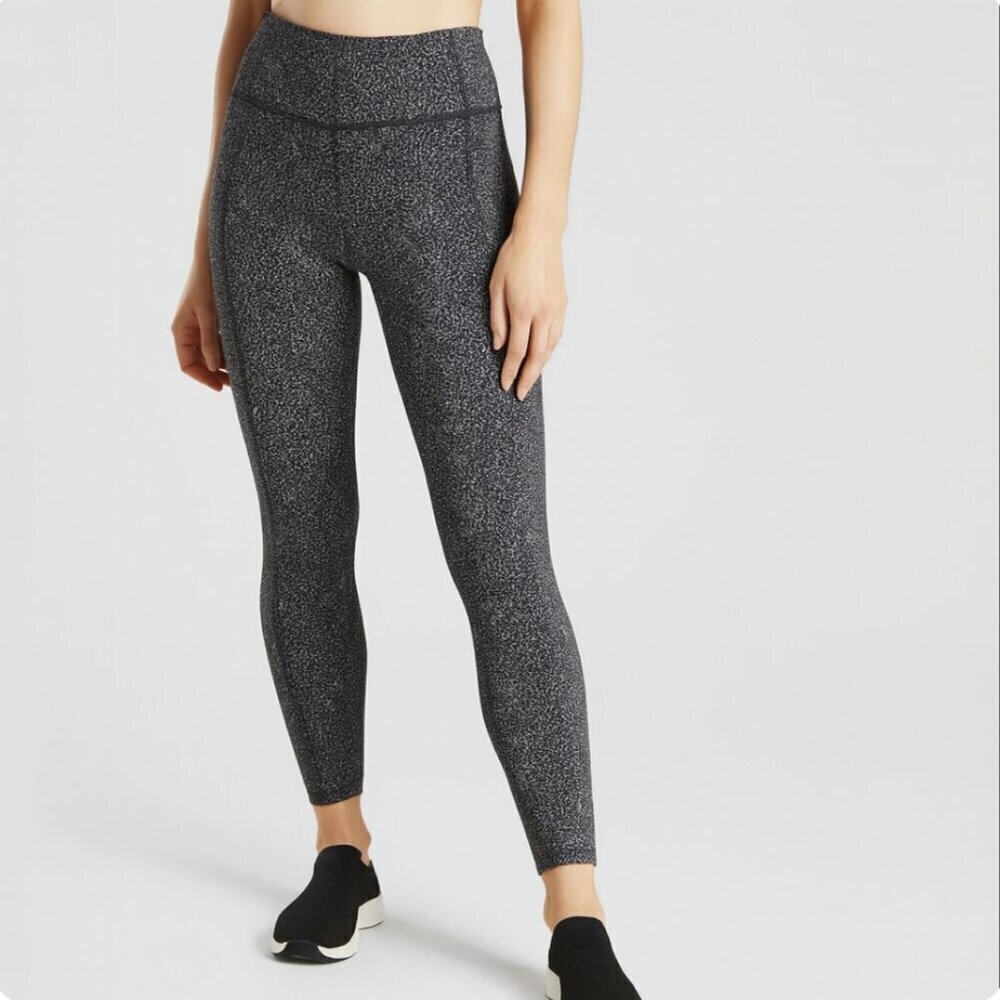 ATHLETA Lightening Static black 7/8 Tights leggings pockets womens Size Medium - Picture 10 of 10